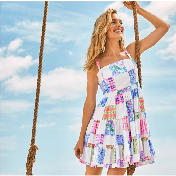 Lilly Pulitzer Dresses & Skirts - Lilly Pulitzer Alision Patchwork Dress